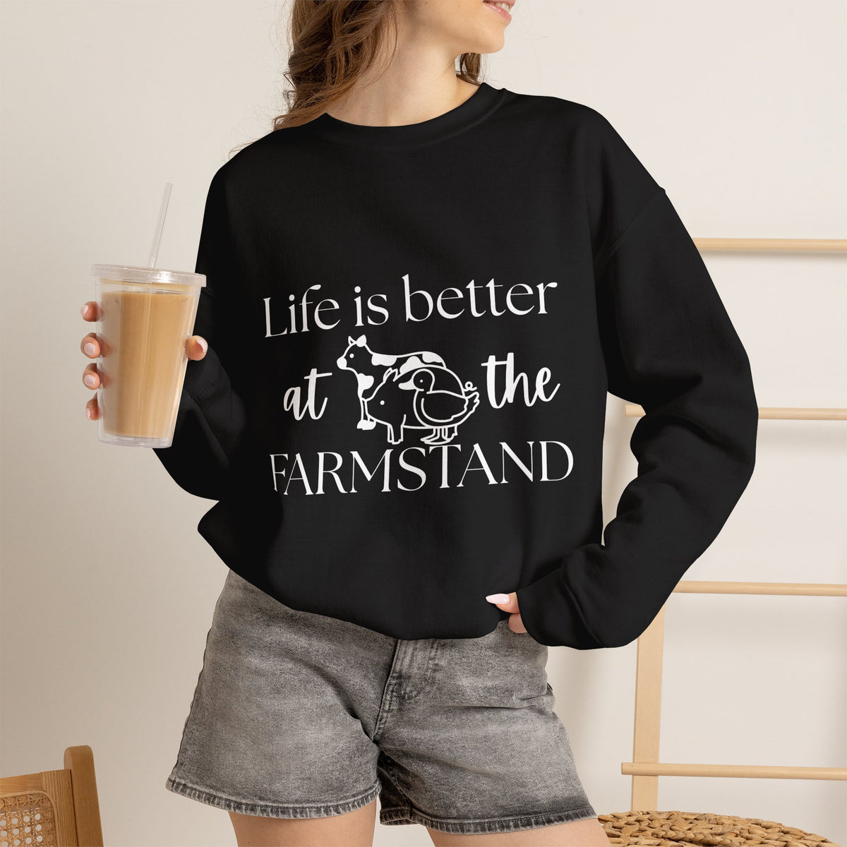 Life is Better at the Farmstand Classic Sweatshirt