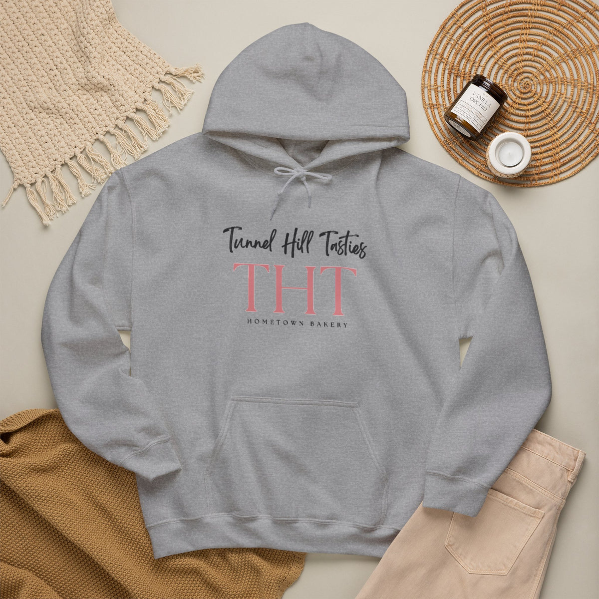 THT Bakery Hoodie — Tunnel Hill Treats Logo Pullover