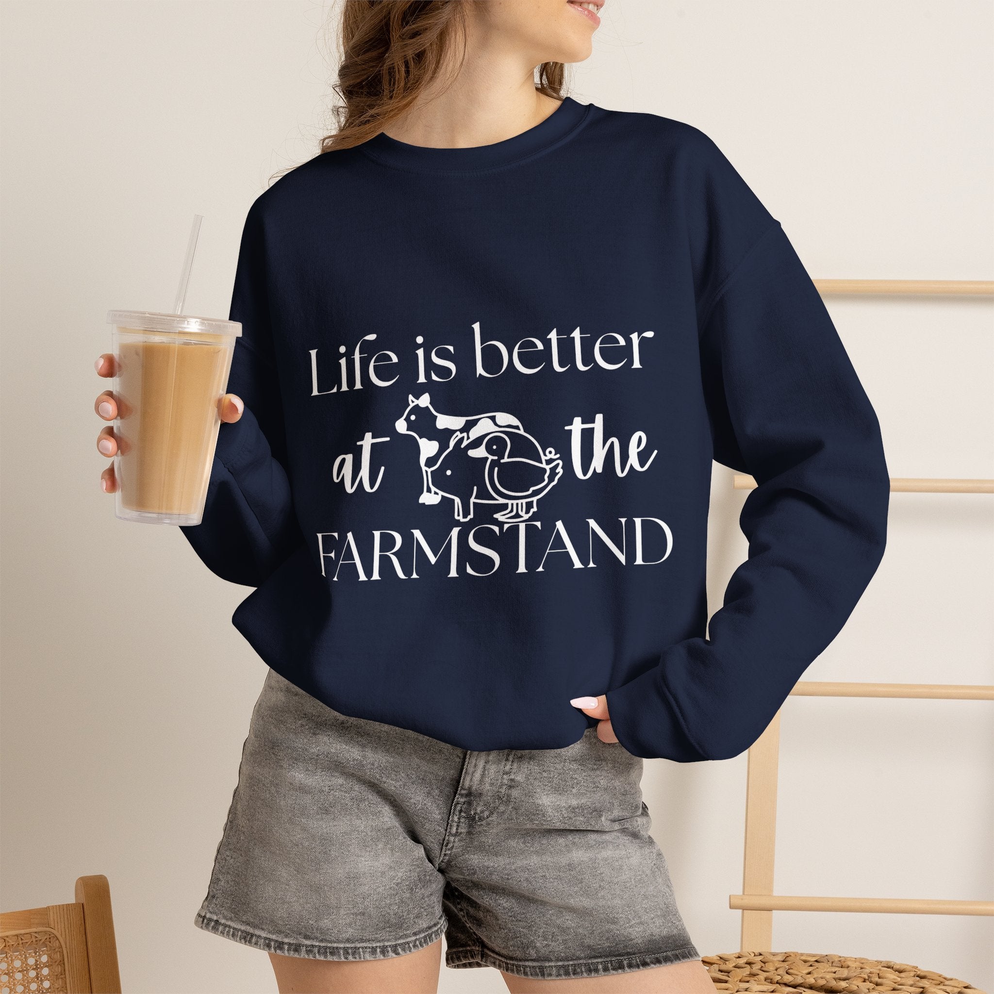 Life is Better at the Farmstand Classic Sweatshirt