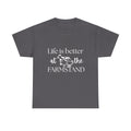 Farmstand T-Shirt — "Life Is Better at the Farmstand" Rustic Farmer Tee