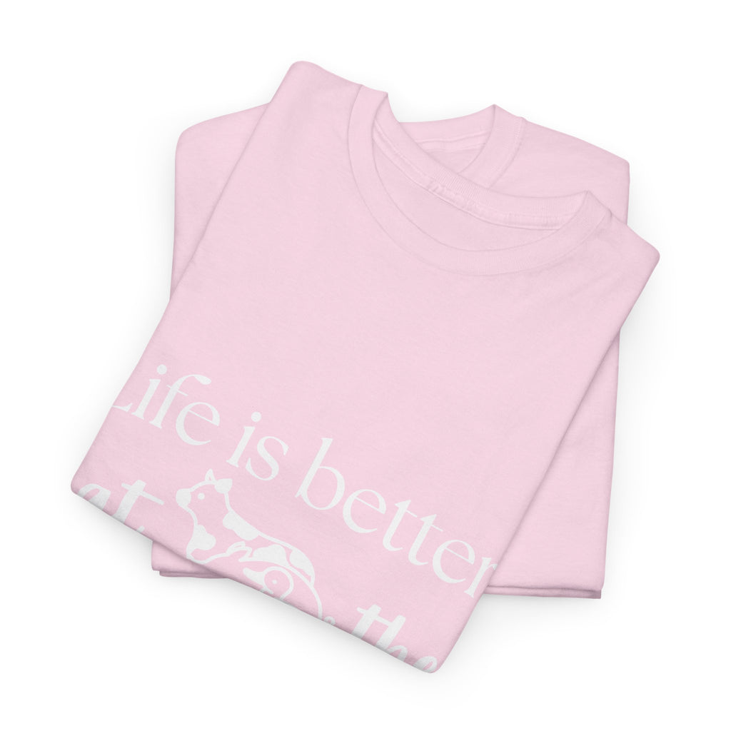 Farmstand T-Shirt — "Life Is Better at the Farmstand" Rustic Farmer Tee