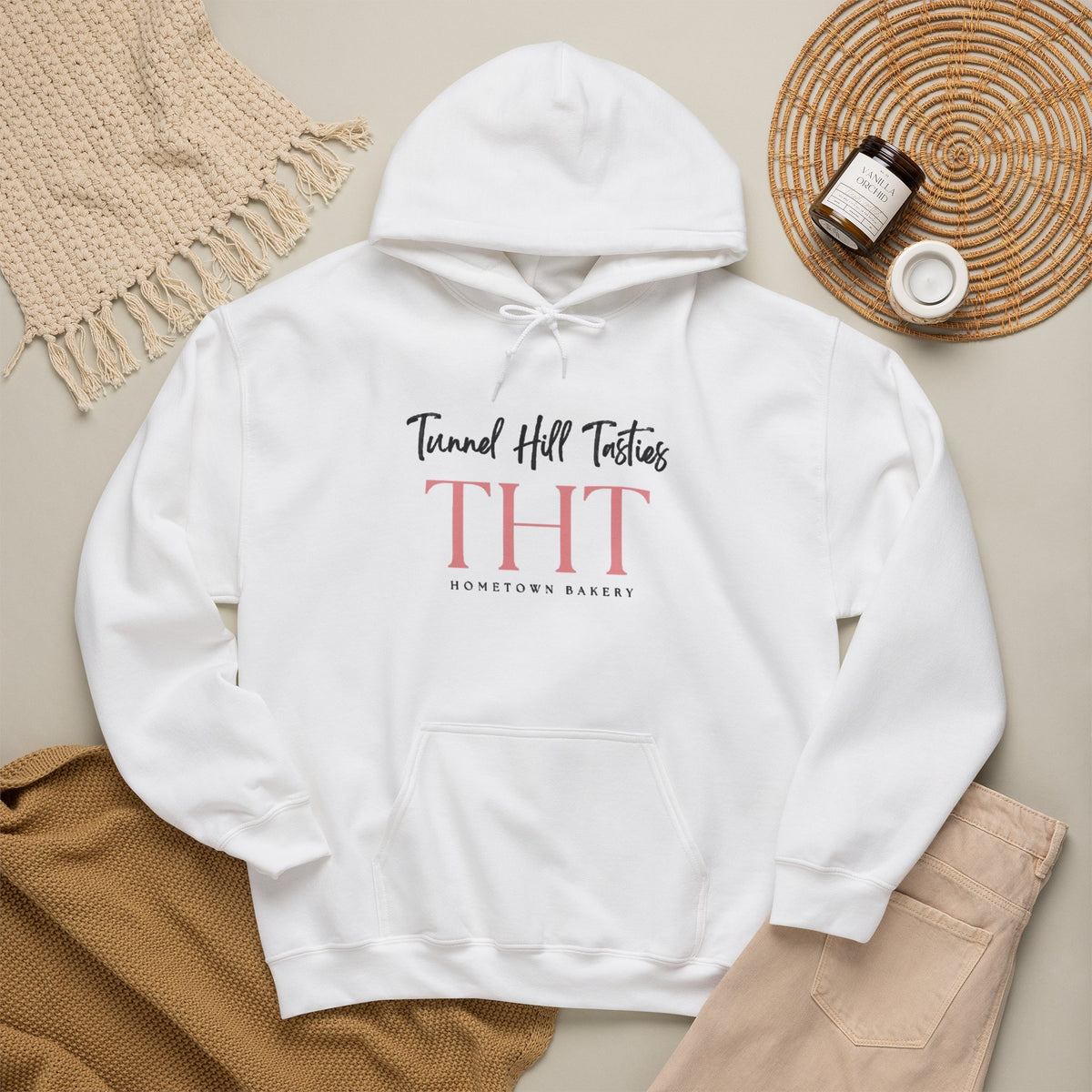 THT Bakery Hoodie — Tunnel Hill Treats Logo Pullover