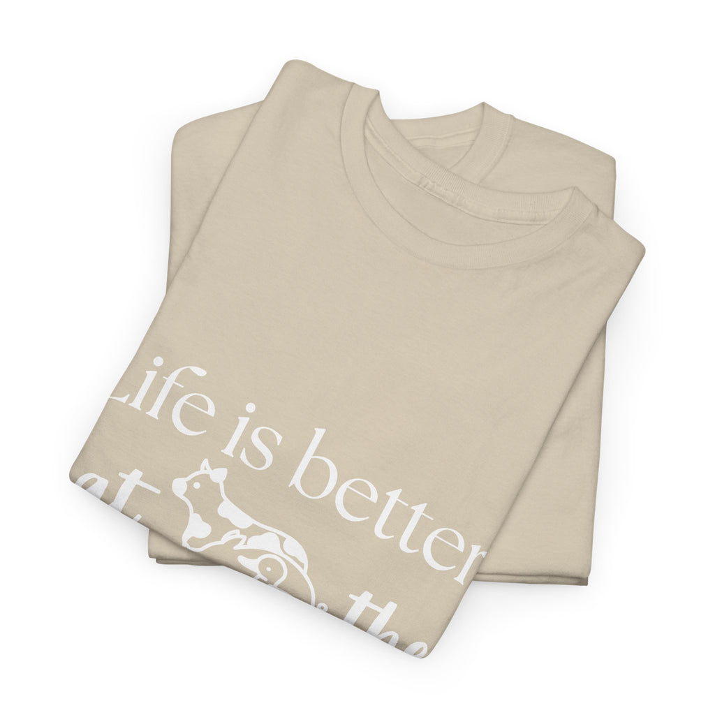 Farmstand T-Shirt — "Life Is Better at the Farmstand" Rustic Farmer Tee