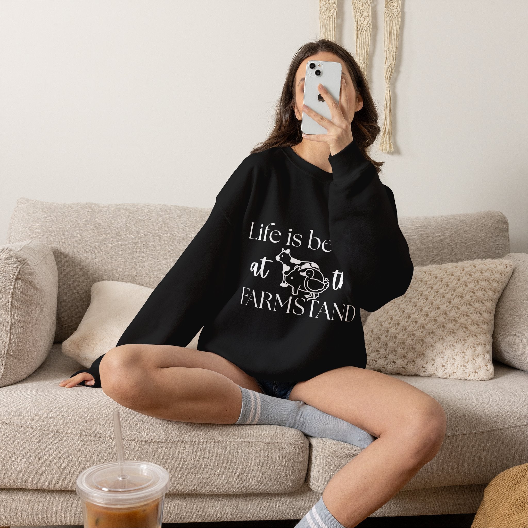 Life is Better at the Farmstand Classic Sweatshirt