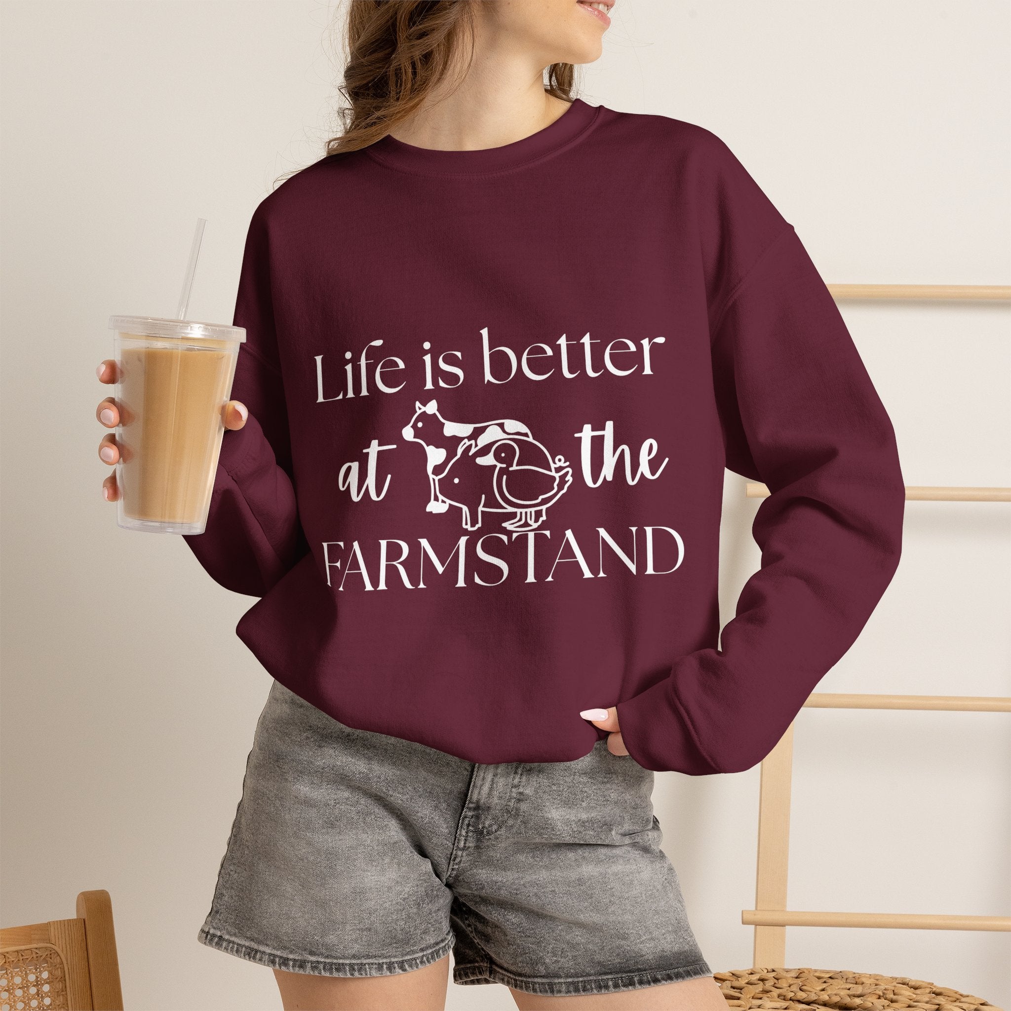 Life is Better at the Farmstand Classic Sweatshirt